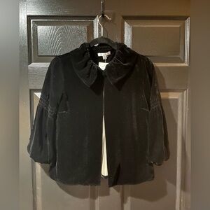 NEW CAbi Silk Blend Velvet Teddy Jacket NWT
